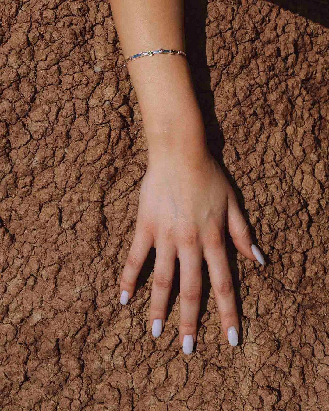 bracciale safari argento indossato