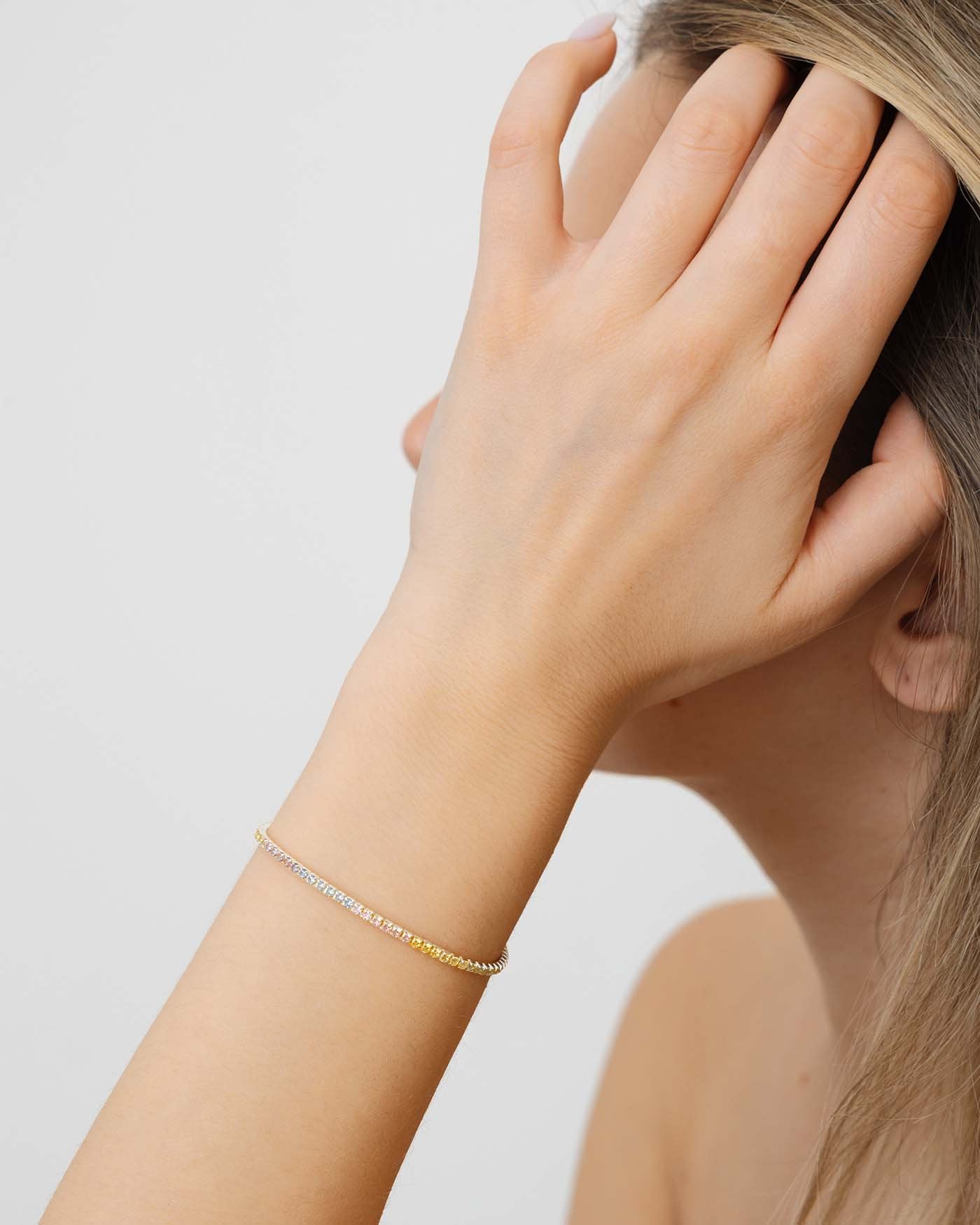 Bracciale Tennis In Argento925 E Zirconi Bianchi – Gioielleria Alessia Gioielli - Foto 3