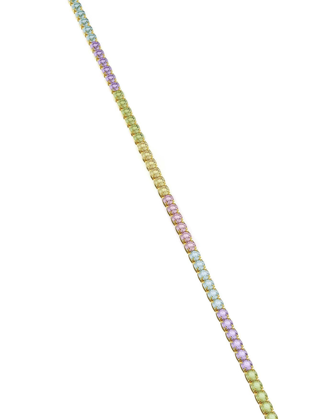 bracciale tennis placcato oro