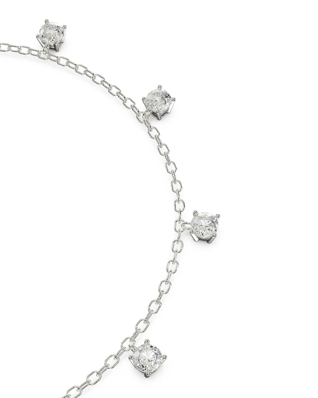 dettaglio del bracciale zirconia bianco argento