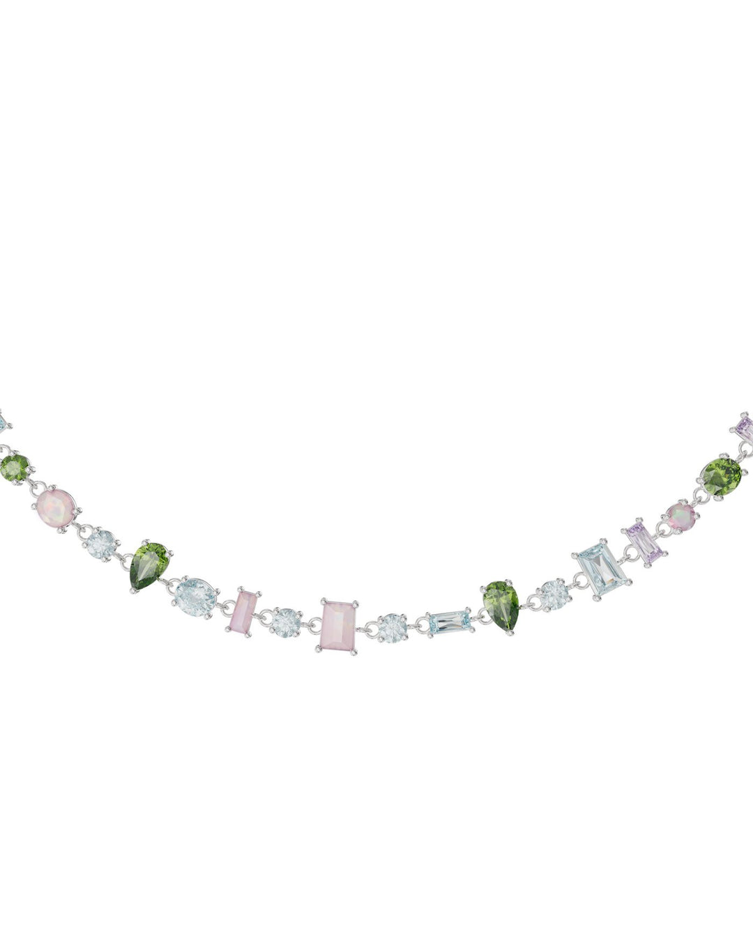 choker con pietre colorate argento