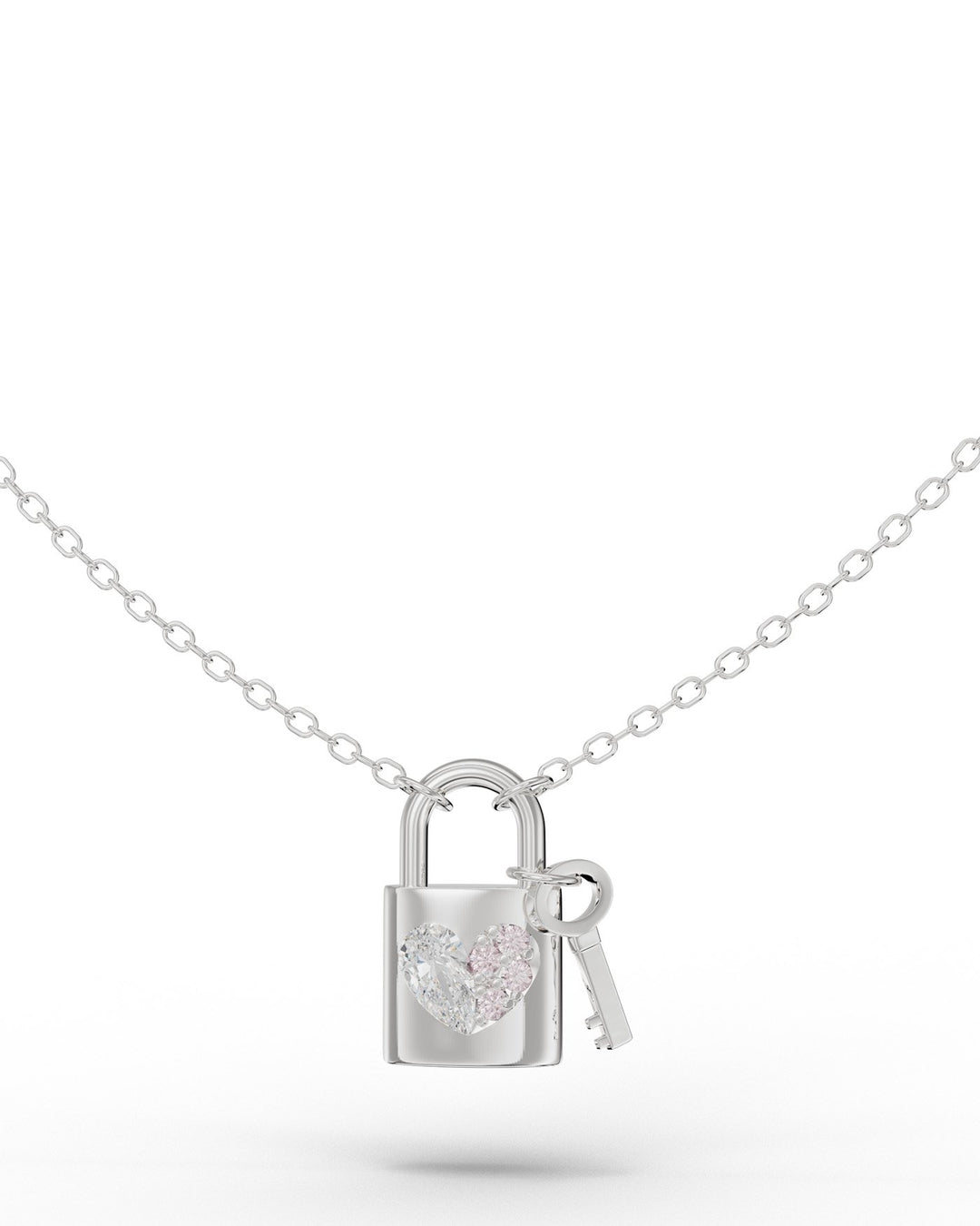 collana heartlock argento