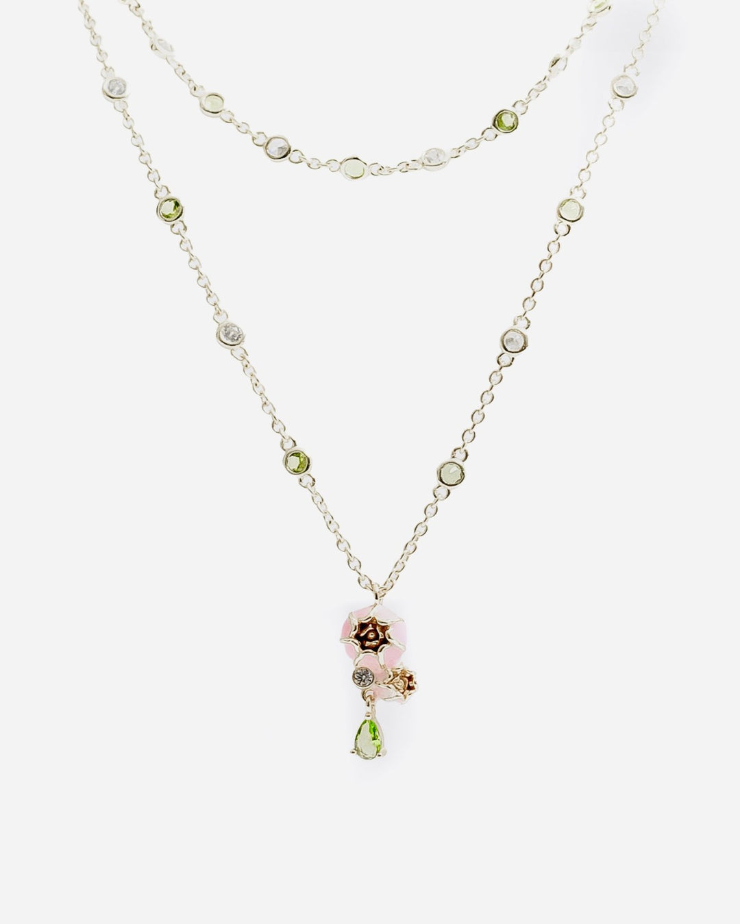 Collana Peonia Multifilo in Ottone