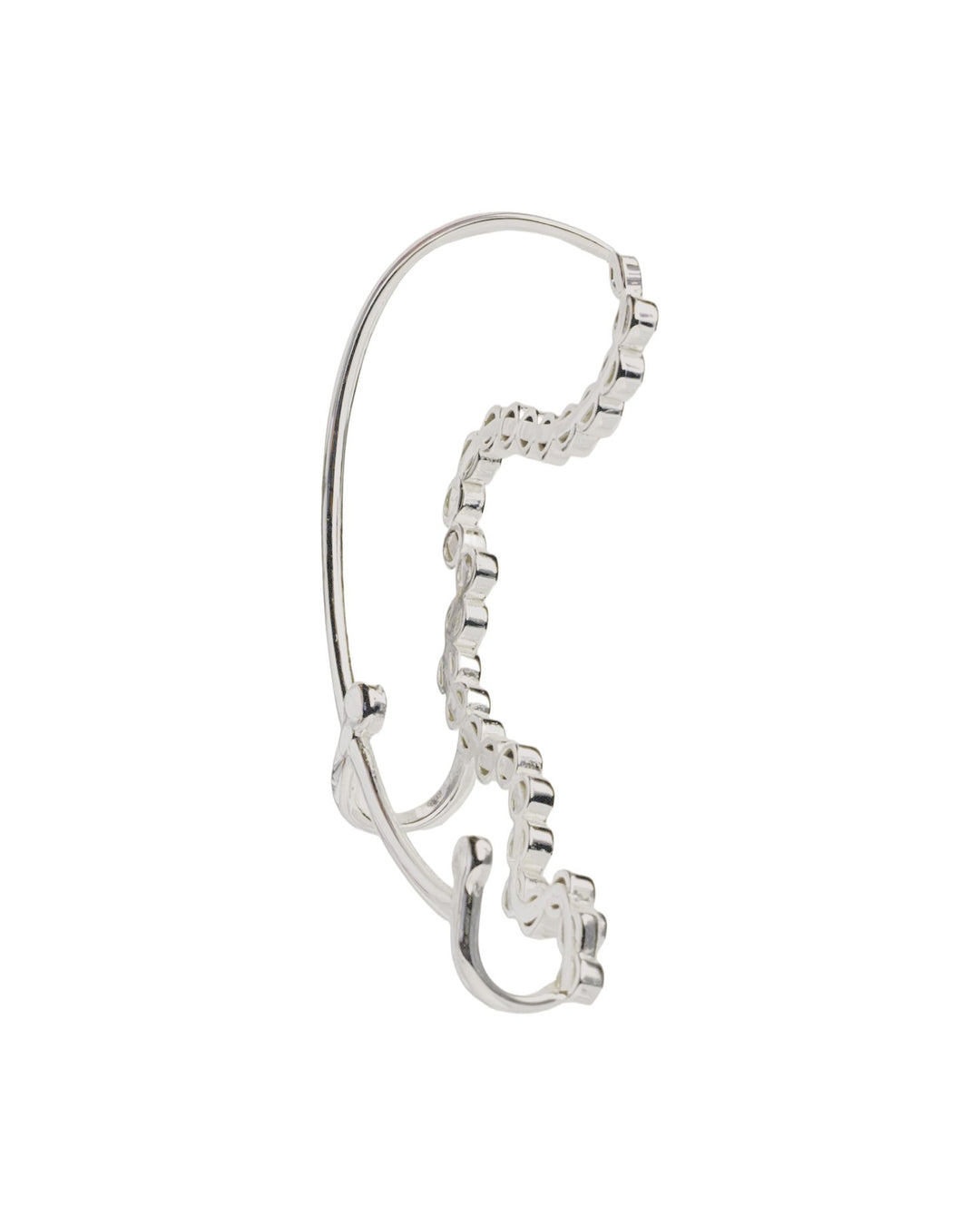 Cuffy Luce Ear Cuff in Argento