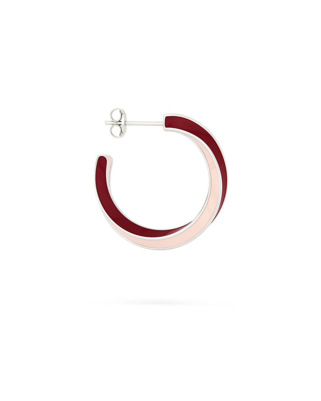 hoop berry argento di lato