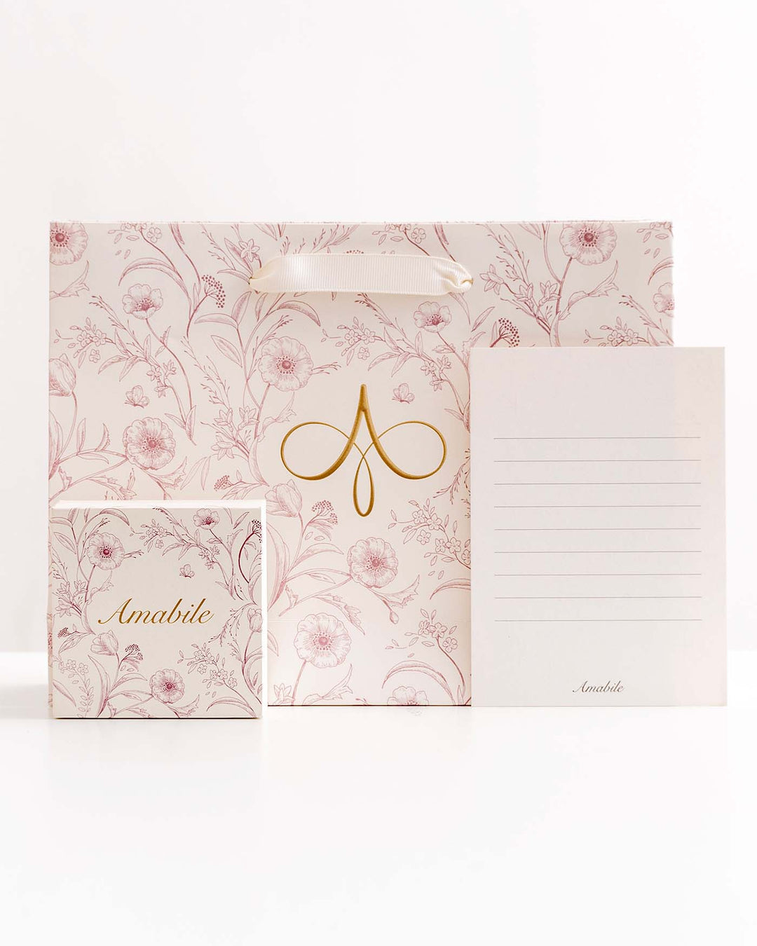 Shopper, scatola media e biglietto auguri