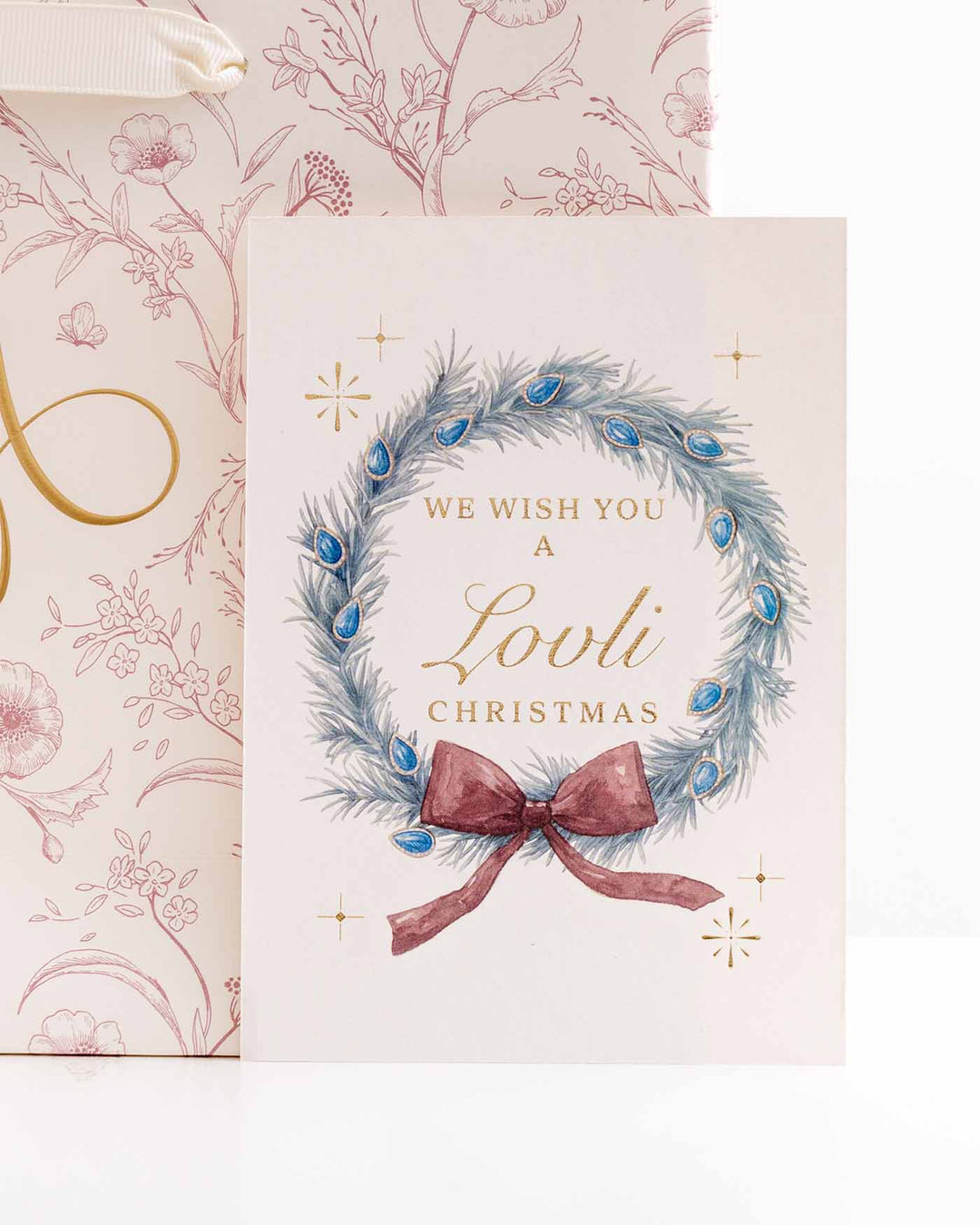 biglietto di auguri natalizio Amabile