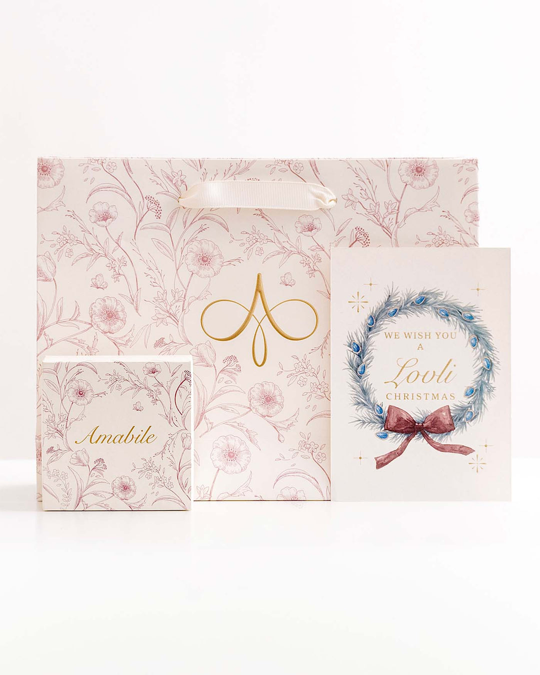 Shopper, scatola media e biglietto auguri