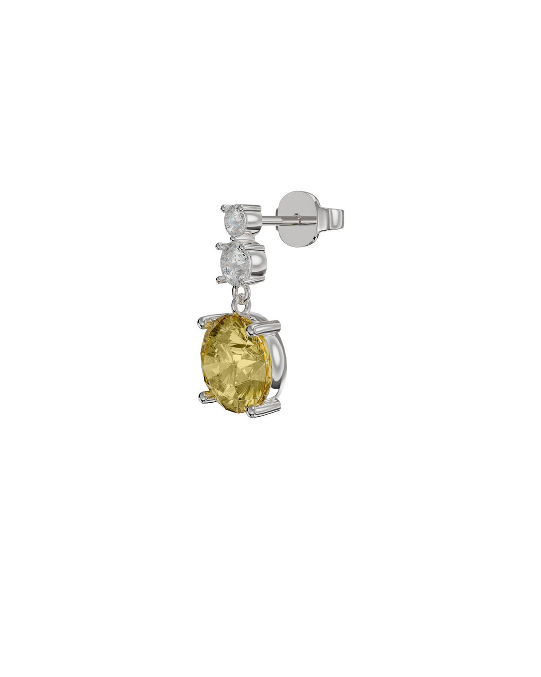 orecchino honey moon argento laterale