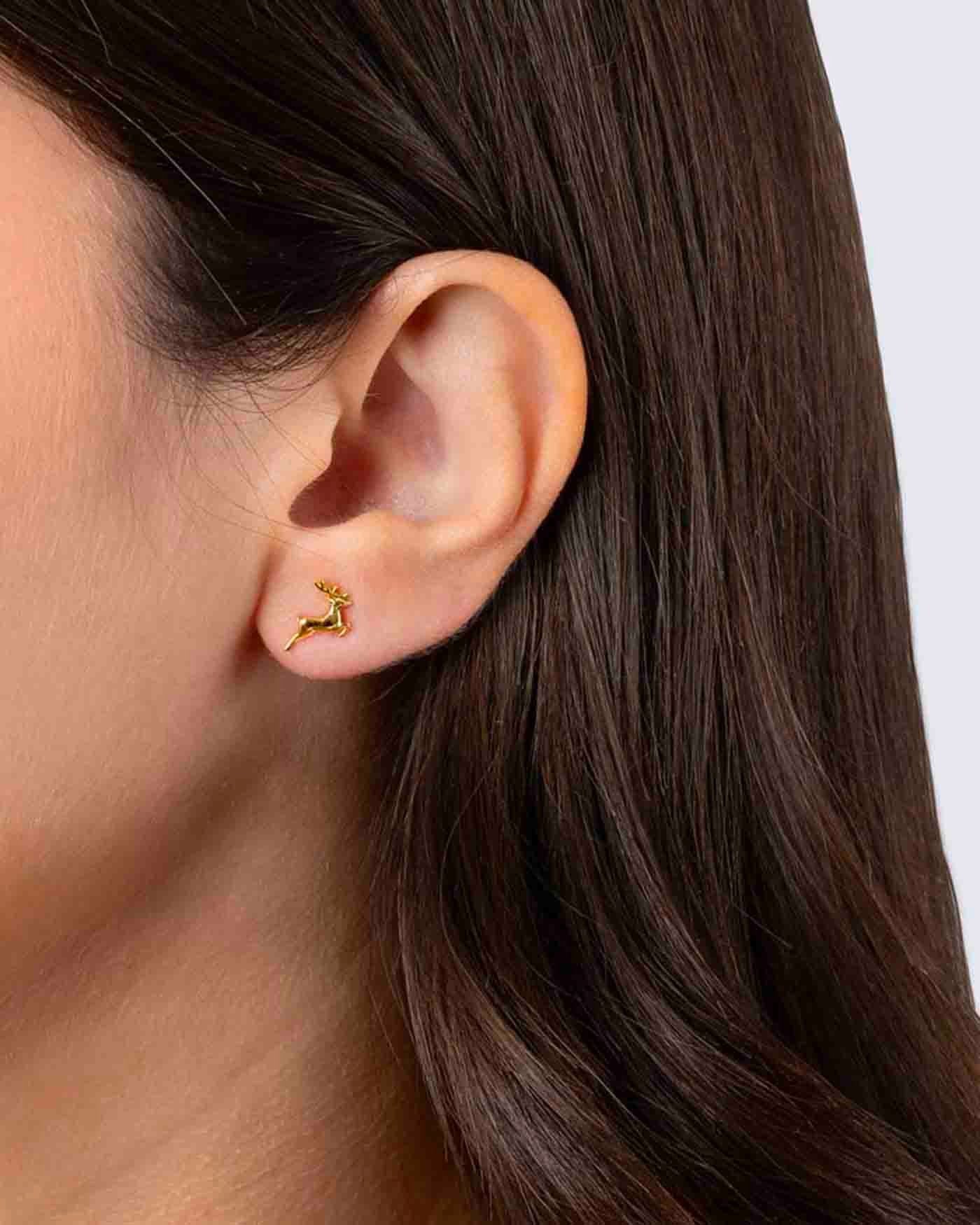 Orecchini a forma di lupo in argento Sterling, con gancio per la fortuna, regalo di compleanno per donne e adolescenti, Argento sterling Orecchini a forma di lupo in argento Sterling, con gancio per la fortuna, regalo di compleanno per donne e adolescenti, Argento sterling
