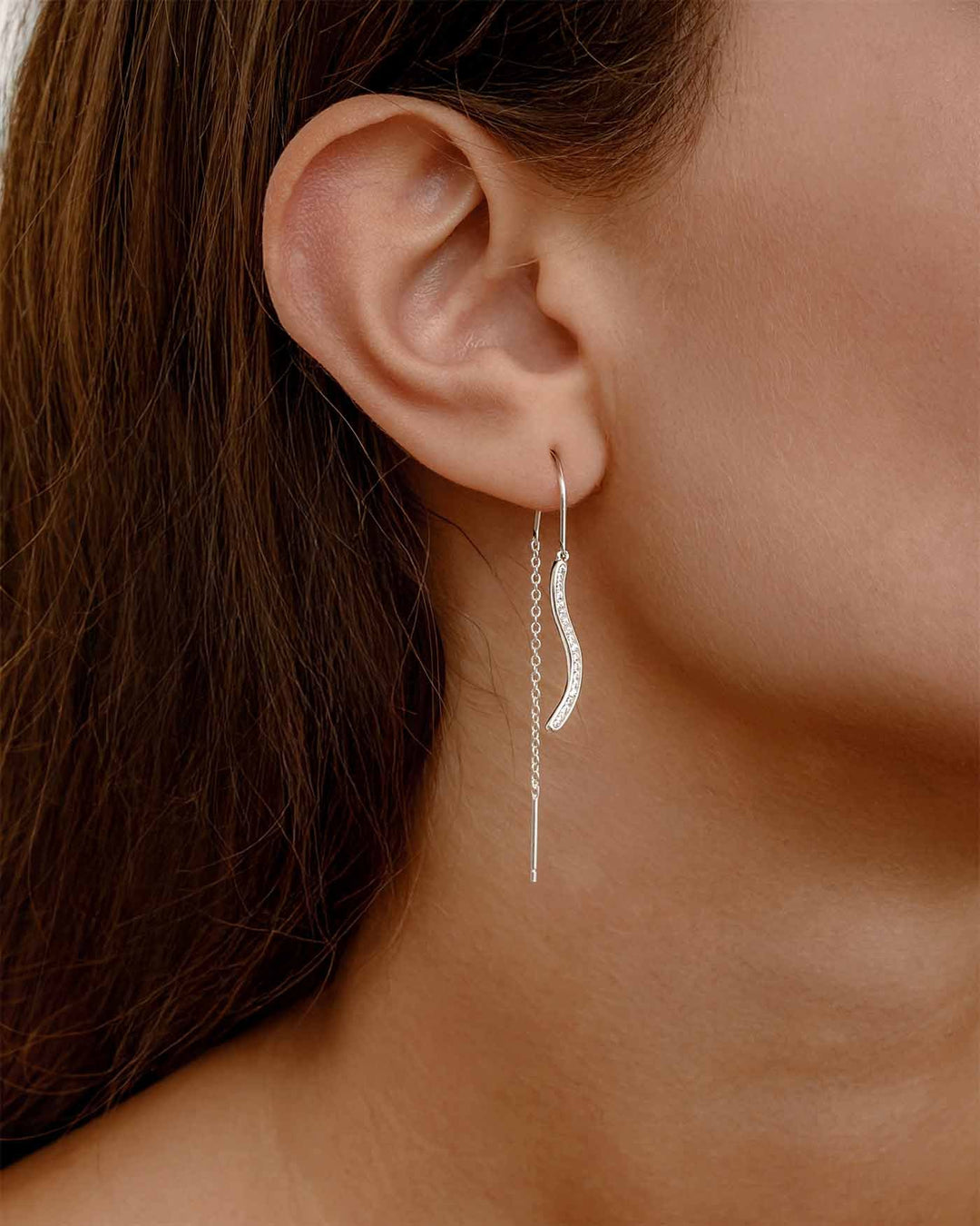 close up indossato pendol wavy