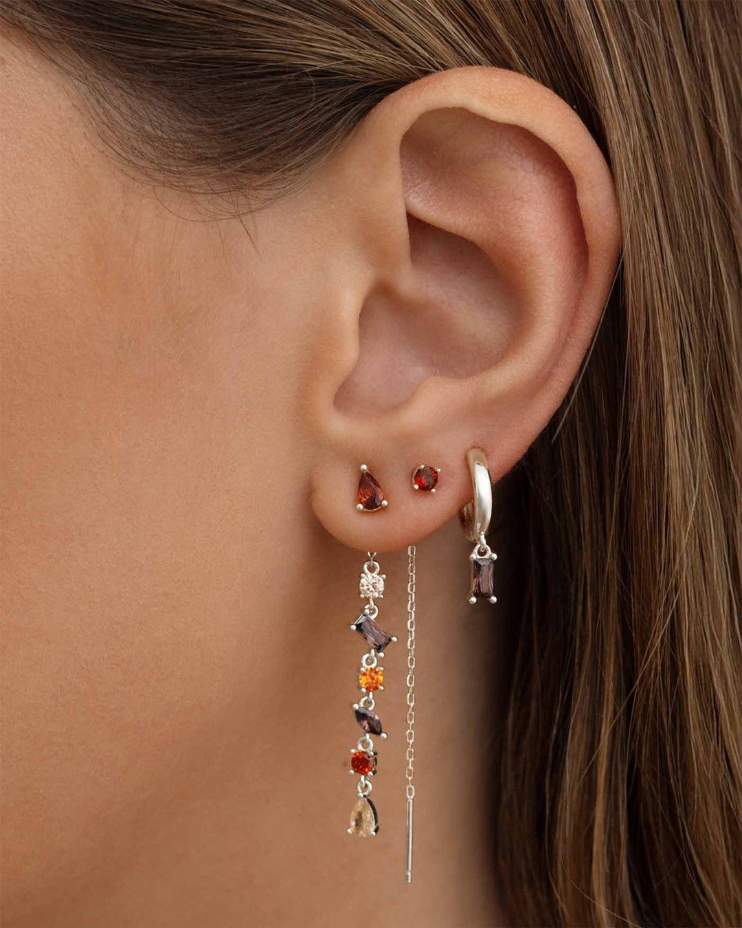 close up indossato set autunno argento