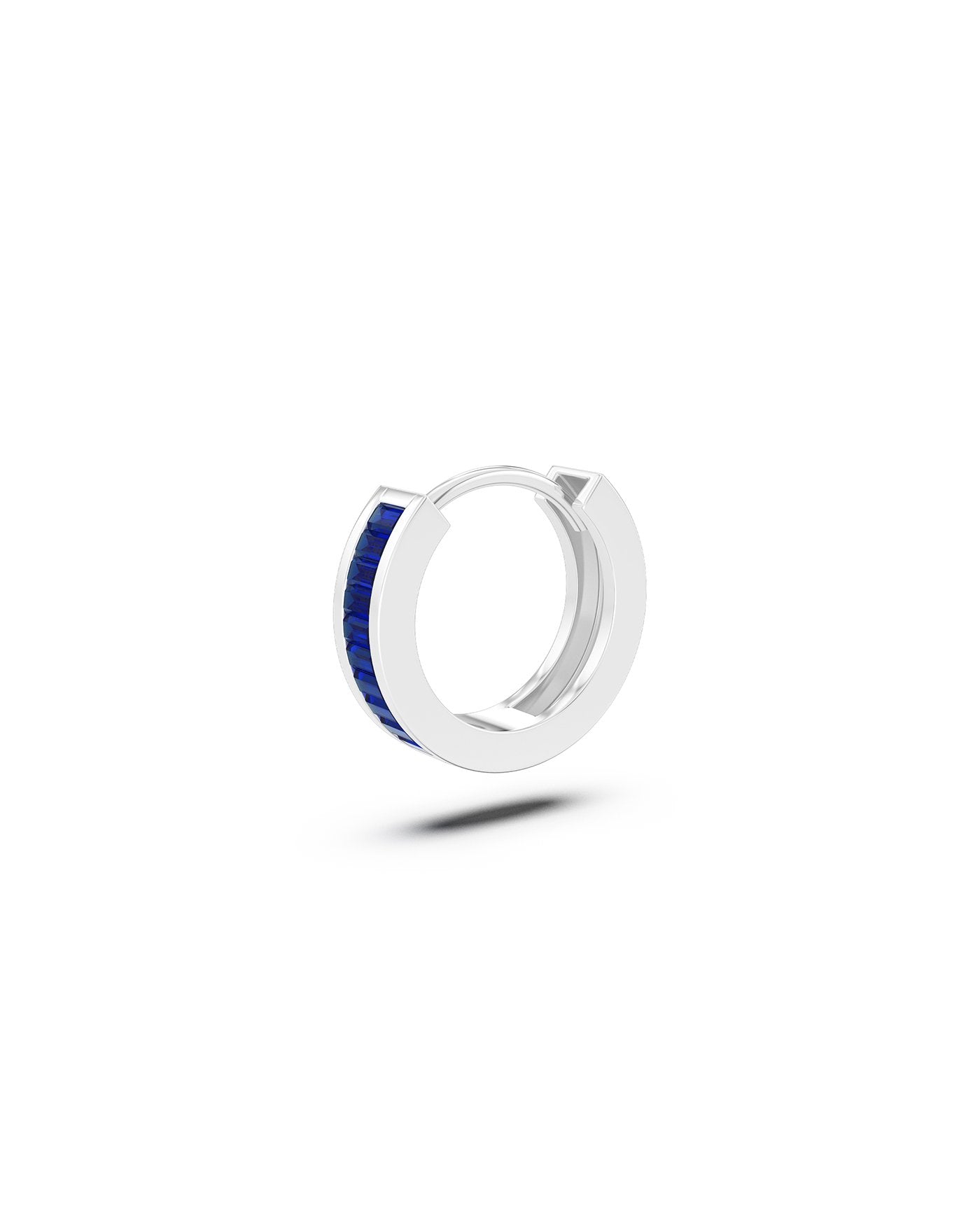Orecchini a cerchio con zirconi azzurri e blu - ORO&CO 925 - Luxury Zone Orecchini a cerchio con zirconi azzurri e blu - ORO&CO 925 - Luxury Zone