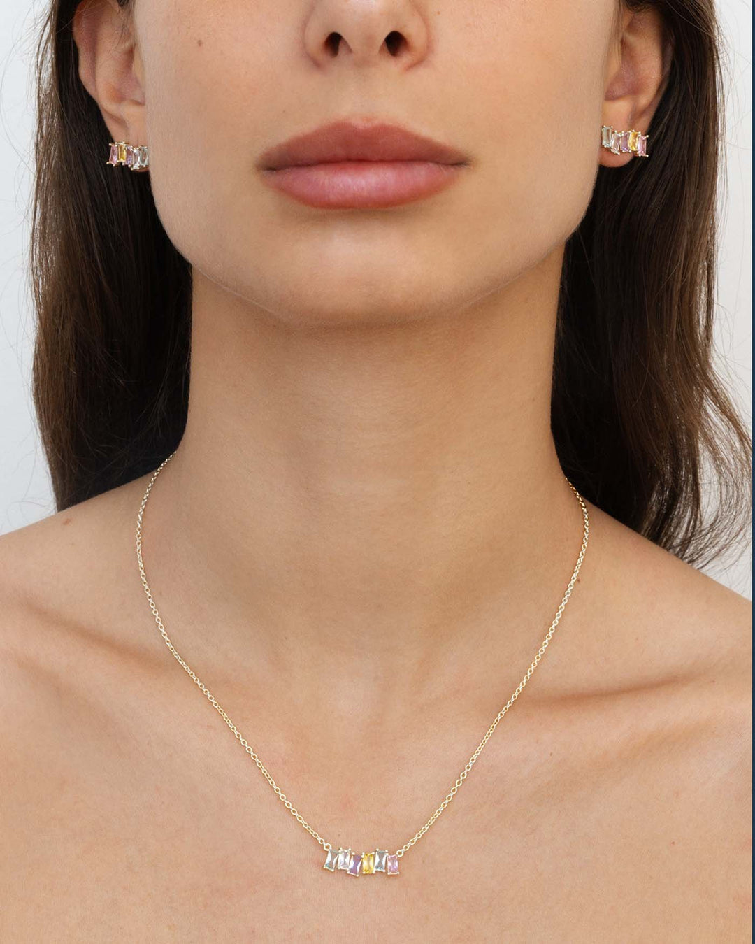 set heavenly argento indossato