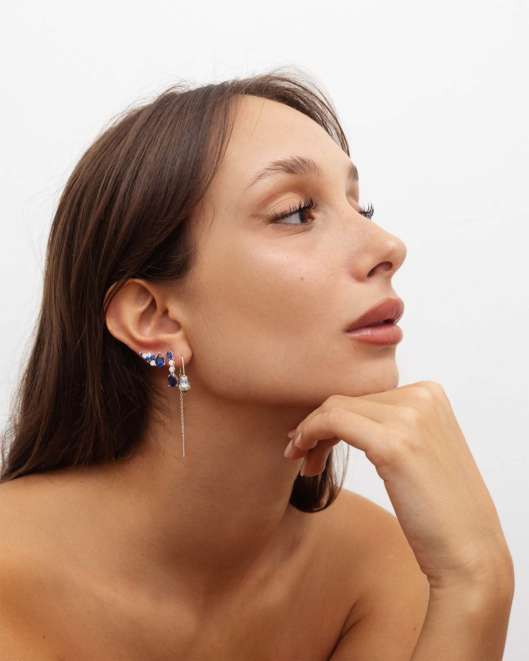 modella indossa set joy argento