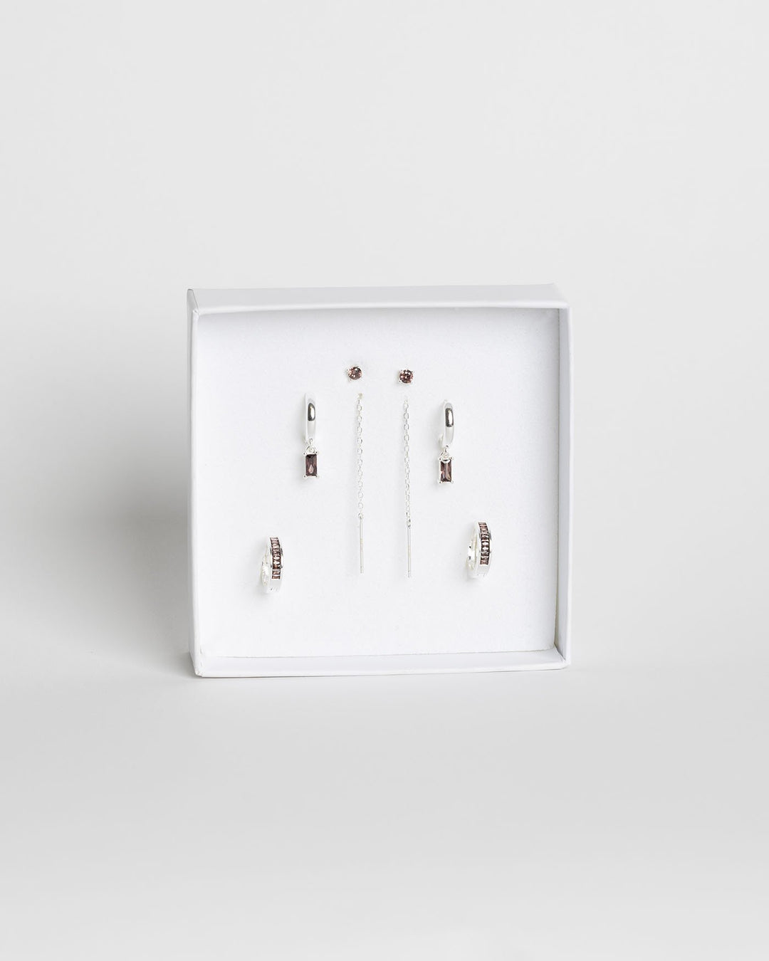 set marrone argento