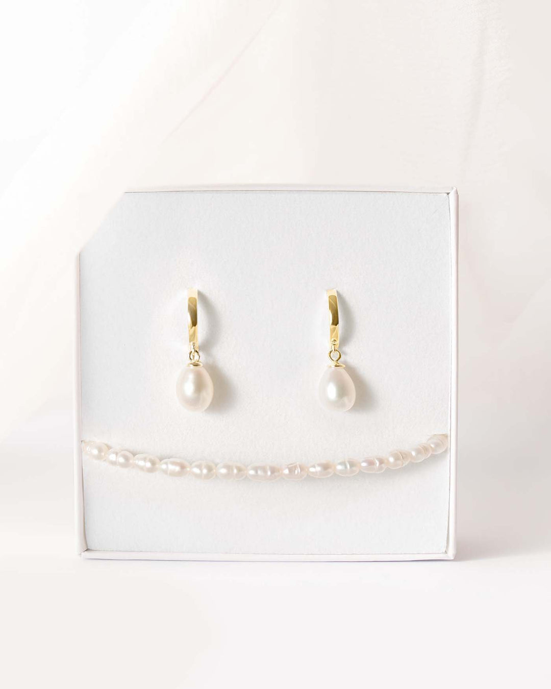 set perle placcato oro