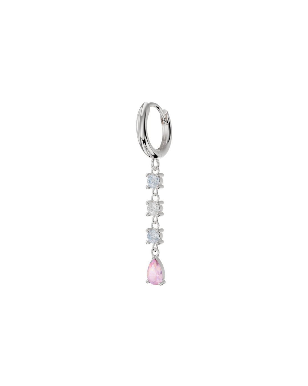 hoop floral argento nel set petals