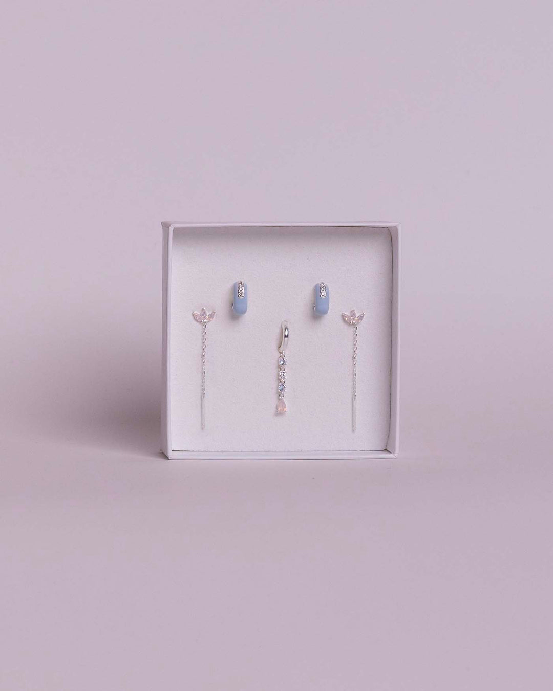 set petals argento