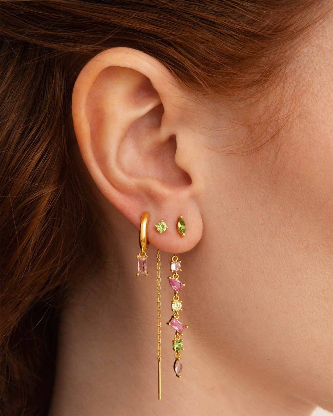 close up indossato se primavera oro