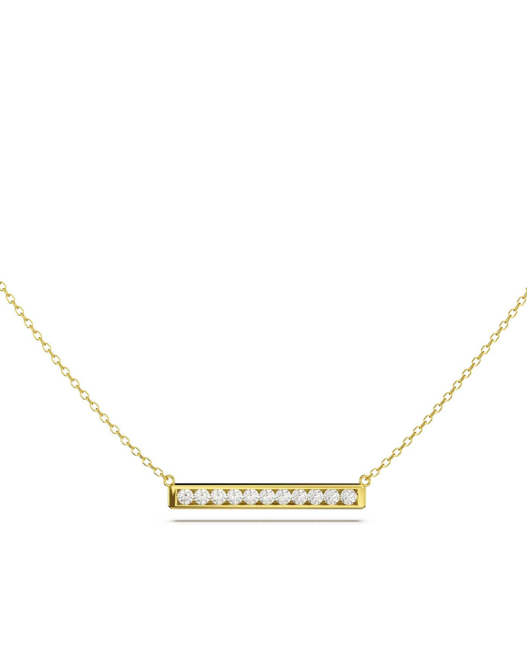 collana barret placcata oro nel set square