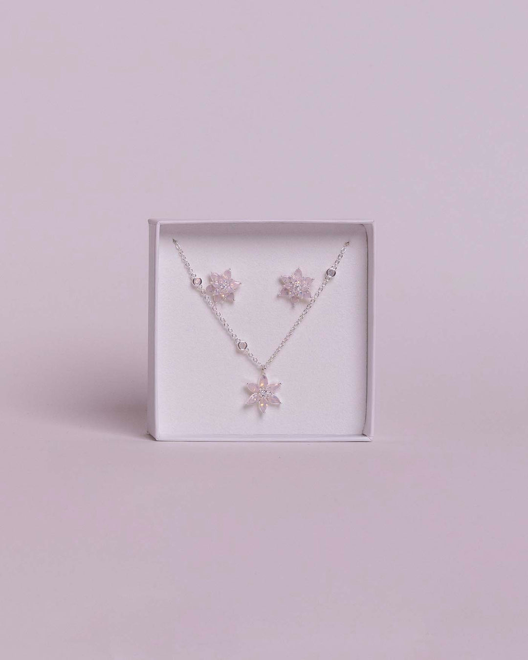 set waterlily argento