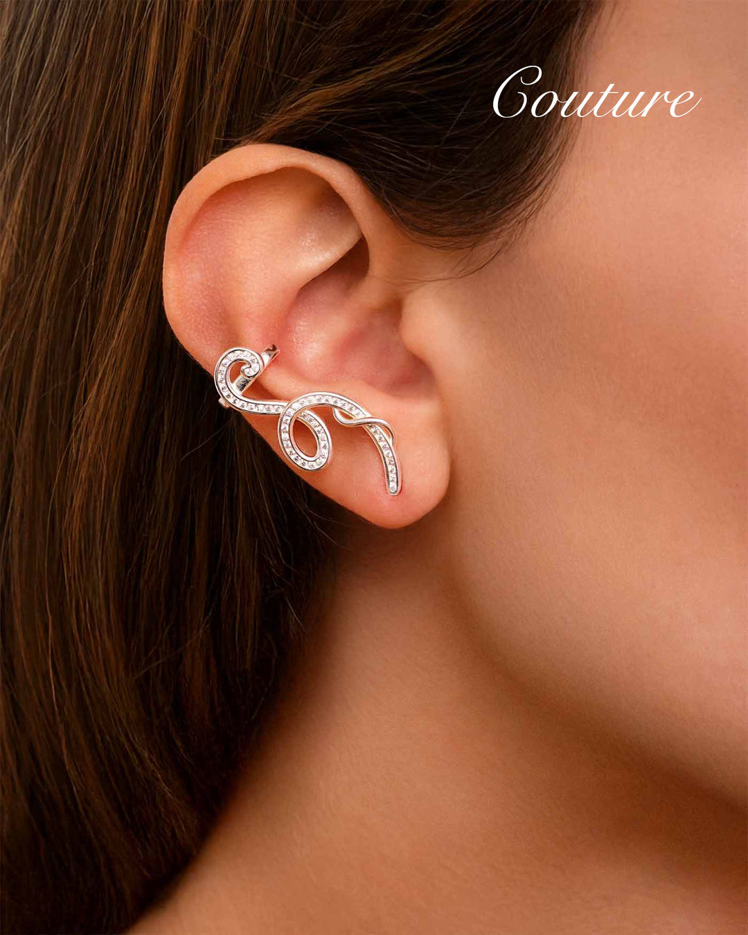 Orecchino con Gancio Cuff argento