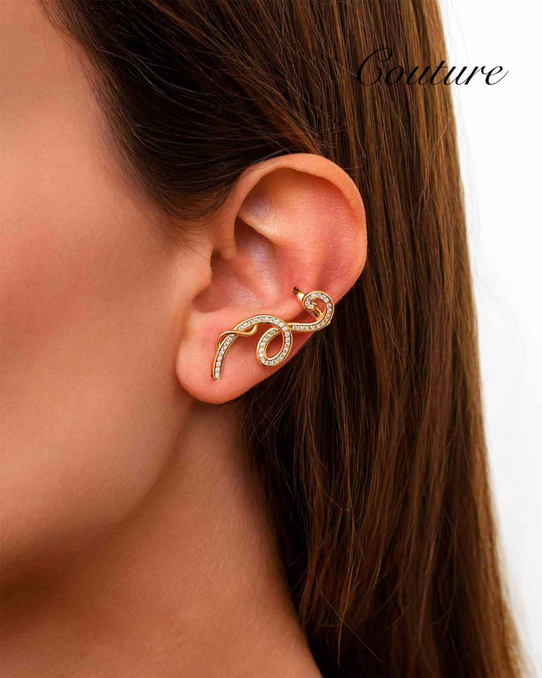 Orecchino con Gancio Cuff oro