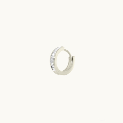 HOOP ZIRCONI ARGENTO