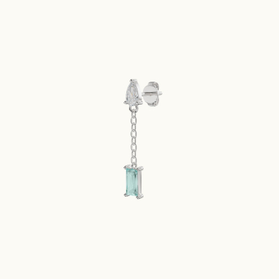 Orecchino pendente sky argento