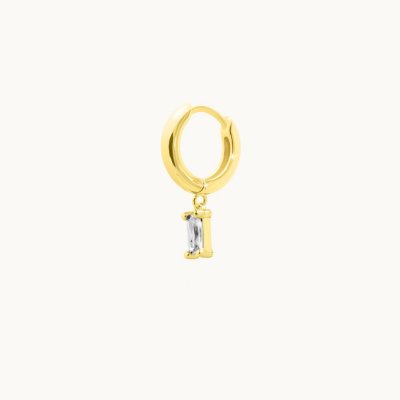 HOOP BAGUETTE PLACCATO ORO